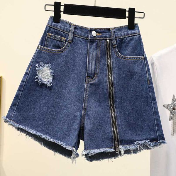 large size women's 2020 summer new high waist was thin a-line denim shorts wide legs loose fashion pants women's shorts, Blue
large size women's 2020 summer new high waist was thin a-line denim shorts wide legs loose fashion pants women's shorts, Blue