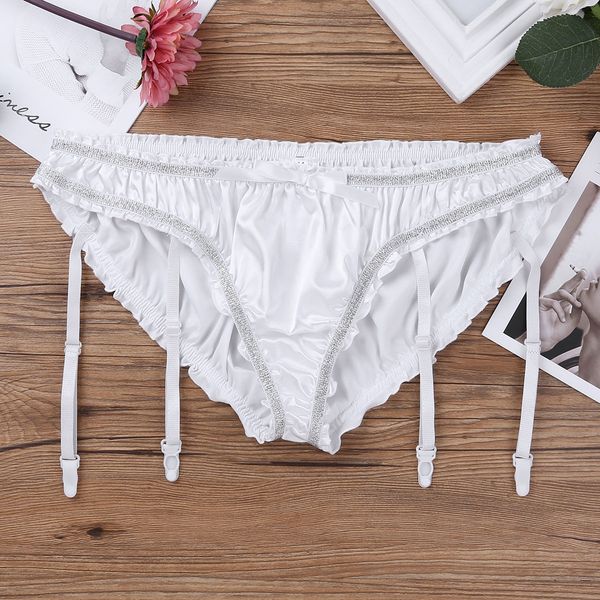 мужские блестящие ruffled эластичный сатин трусы с подвязки стринги bow jockstraps бикини трусики underpants
мужские блестящие ruffled эластичный сатин трусы с подвязки стринги bow jockstraps бикини трусики underpants