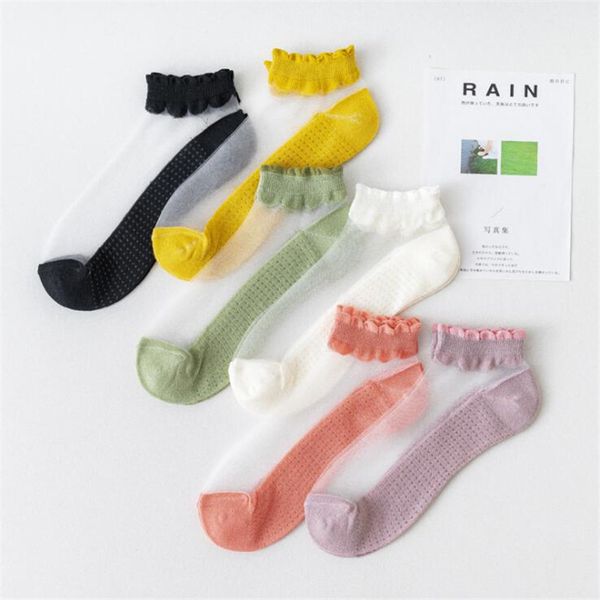 socks & hosiery women lace ruffle ankle soft comfy sheer silk cotton elastic knit frill trim transparent for female girl kawaii meia, Black;white
socks & hosiery women lace ruffle ankle soft comfy sheer silk cotton elastic knit frill trim transparent for female girl kawaii meia, Black;white