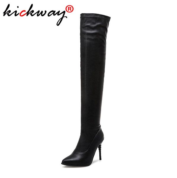 2019 women's stretch boots autumn and winter new over the knee boots sleek minimalist comfort knight high plus size 34-50, Black
2019 women's stretch boots autumn and winter new over the knee boots sleek minimalist comfort knight high plus size 34-50, Black