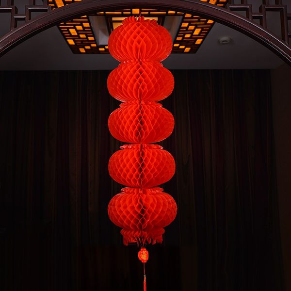 chinese style five string blessing red paper lanterns happy new year china living room decor hanging ornaments festival theme
chinese style five string blessing red paper lanterns happy new year china living room decor hanging ornaments festival theme