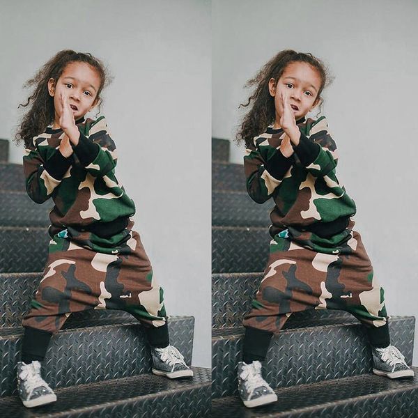 2pcs toddler baby girls boys long sleeve camouflage + pants outfits set children's boys girls cotton clothing unisex, White
2pcs toddler baby girls boys long sleeve camouflage + pants outfits set children's boys girls cotton clothing unisex, White