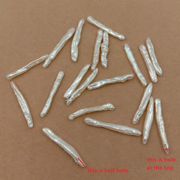 other ,diy pearl beads,5 pcs/lot,4 mm x25-40 biwa baroque pearl,100% nature freshwater loose pearl,half or no hole
other ,diy pearl beads,5 pcs/lot,4 mm x25-40 biwa baroque pearl,100% nature freshwater loose pearl,half or no hole