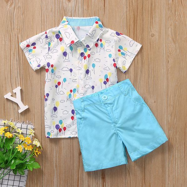 baby boys clothing set for children toddler baby boys gentleman cartoon balloon print t-shirt +shorts outfits w806, White
baby boys clothing set for children toddler baby boys gentleman cartoon balloon print t-shirt +shorts outfits w806, White
