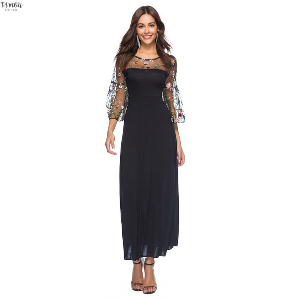 plus size 3xl 4xl 5xl party dresses women flower floral embroidery lace flare sleeve black backless vintage jurken dress ladies, Black;gray
plus size 3xl 4xl 5xl party dresses women flower floral embroidery lace flare sleeve black backless vintage jurken dress ladies, Black;gray