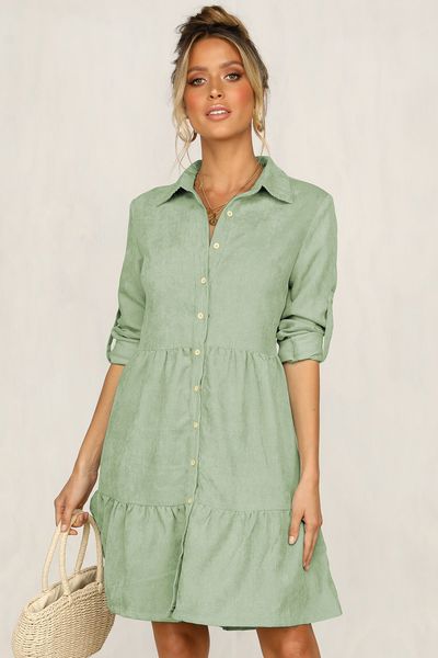 women clothing plus size woman dresses mens designer clothes dress shirts lapel neck pure green color single breasted girl gift, Black;gray
women clothing plus size woman dresses mens designer clothes dress shirts lapel neck pure green color single breasted girl gift, Black;gray