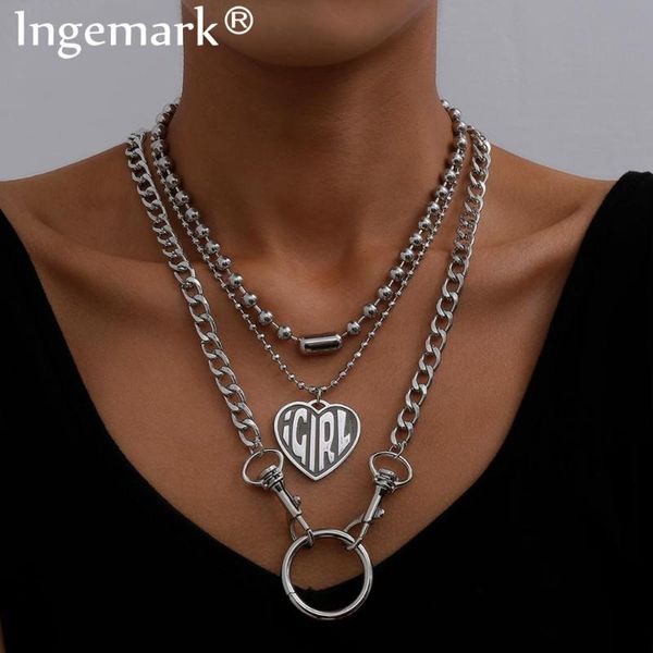 hip hop crazy chunky thick chain necklace steampunk men punk iron heavy metal heart girl pendant necklace for women rock jewelry, Silver
hip hop crazy chunky thick chain necklace steampunk men punk iron heavy metal heart girl pendant necklace for women rock jewelry, Silver