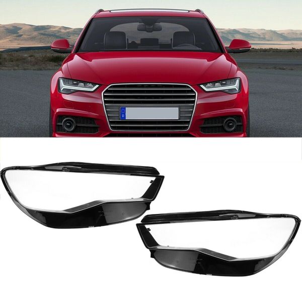 2pcs front left and right car headlight head light lamp lens light cover for a6l c7 2016-2018
2pcs front left and right car headlight head light lamp lens light cover for a6l c7 2016-2018
