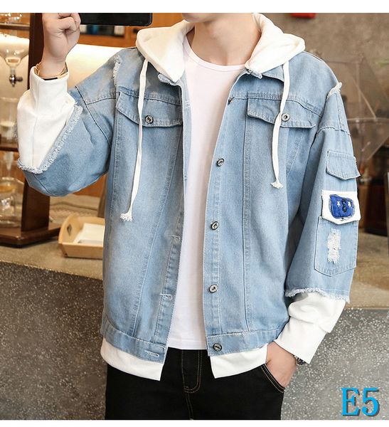 fashion mens denim jacket with hooded for autumn and winter new arrival men casual streetwear jackets mens clothese5, Black;brown
fashion mens denim jacket with hooded for autumn and winter new arrival men casual streetwear jackets mens clothese5, Black;brown