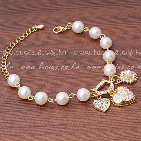 fashion unlimited bangle bracelets charm heart flower simulated pearl crystal d word beaded bracelet for women jewelry, Golden;silver
fashion unlimited bangle bracelets charm heart flower simulated pearl crystal d word beaded bracelet for women jewelry, Golden;silver