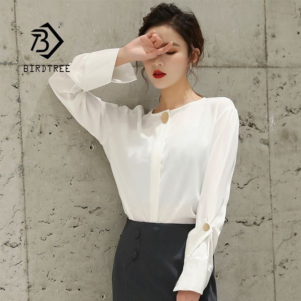 2019 new arrival white full split sleeve retro o neck blouse elegant office lady shiny button feminina women shirt t92803f
2019 new arrival white full split sleeve retro o neck blouse elegant office lady shiny button feminina women shirt t92803f