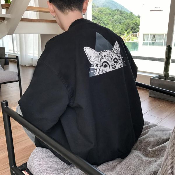 spring and autumn new style teenager aberdeen versatile handsome loose-fit jacket men's korean-style trend students bf men's, Black;brown
spring and autumn new style teenager aberdeen versatile handsome loose-fit jacket men's korean-style trend students bf men's, Black;brown