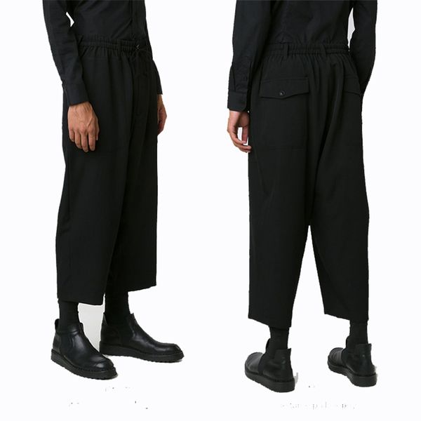 27-44 new 2019 men's clothing fashion stylist gd loose haren pants tight waist and leisure nine - point pants plus size costumes, Black
27-44 new 2019 men's clothing fashion stylist gd loose haren pants tight waist and leisure nine - point pants plus size costumes, Black