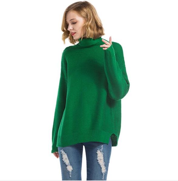 ladies loose turtle neck sweaters winter solid color high neck sweater womens knitted winter autumn sweaters, White;black
ladies loose turtle neck sweaters winter solid color high neck sweater womens knitted winter autumn sweaters, White;black