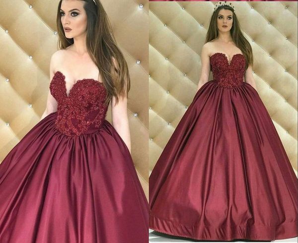 burgundy ball gown evening quinceanera party dresses sweetheart applique lace beaded satin corset birthday prom dress, Black;red
burgundy ball gown evening quinceanera party dresses sweetheart applique lace beaded satin corset birthday prom dress, Black;red