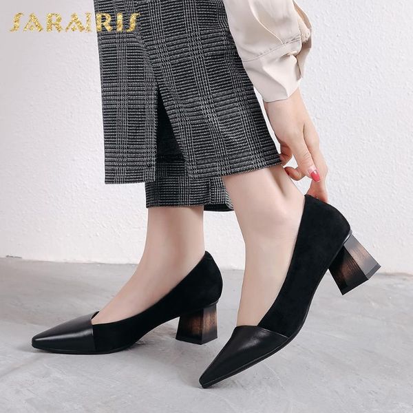 sarairis 2020 new arrivals genuine cow leather strange style office lady pumps woman shoes pointed toe slip-on shallow shoes, Black
sarairis 2020 new arrivals genuine cow leather strange style office lady pumps woman shoes pointed toe slip-on shallow shoes, Black