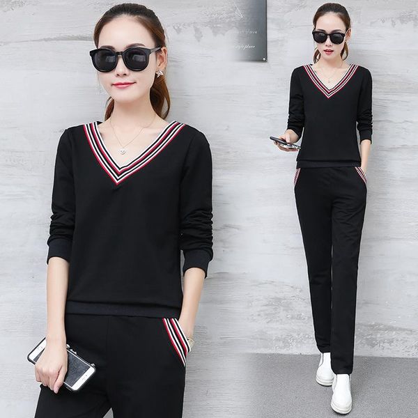autumn winter tracksuit long sleeve stitching sweatshirts casual suit women clothing 2 piece set +pants sporting suit female fine, Gray
autumn winter tracksuit long sleeve stitching sweatshirts casual suit women clothing 2 piece set +pants sporting suit female fine, Gray