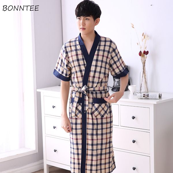 robes man summer plaid leisure short sleeve plus size 4xl loose daily homewear bathrobes mens korean style breathable ulzzang, Black;brown
robes man summer plaid leisure short sleeve plus size 4xl loose daily homewear bathrobes mens korean style breathable ulzzang, Black;brown