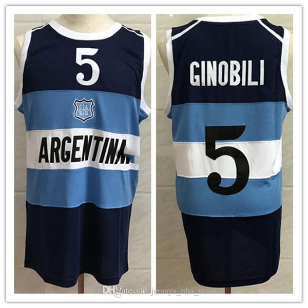 #5 manu ginobili team argentina navy blue retro classic basketball jersey mens stitched custom number and name jerseys 02, Blue;black
#5 manu ginobili team argentina navy blue retro classic basketball jersey mens stitched custom number and name jerseys 02, Blue;black