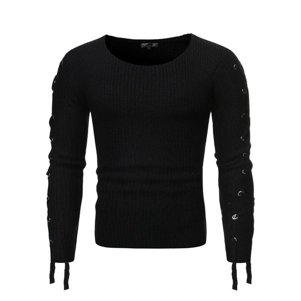 metal buttons bind mens designer sweaters fashion slim pullover crew neck mens sweaters casual males clothing, White;black
metal buttons bind mens designer sweaters fashion slim pullover crew neck mens sweaters casual males clothing, White;black
