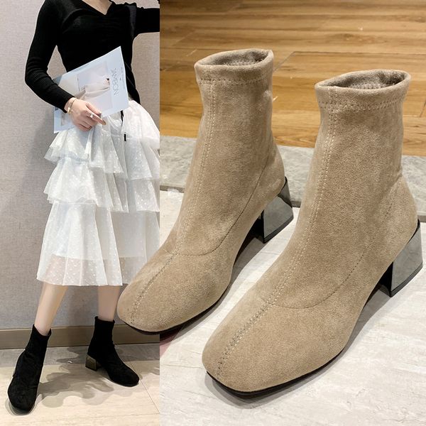 brand women's shoes rubber boots round toe chunky heel low heels booties lace up bootee woman 2019 booties ladies fashion rain, Black
brand women's shoes rubber boots round toe chunky heel low heels booties lace up bootee woman 2019 booties ladies fashion rain, Black