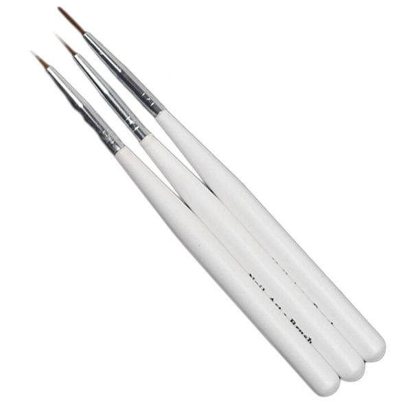 1 set new arrival 3pcs acrylic french nail art liner painting drawing pen brush tool set kit, Yellow
1 set new arrival 3pcs acrylic french nail art liner painting drawing pen brush tool set kit, Yellow