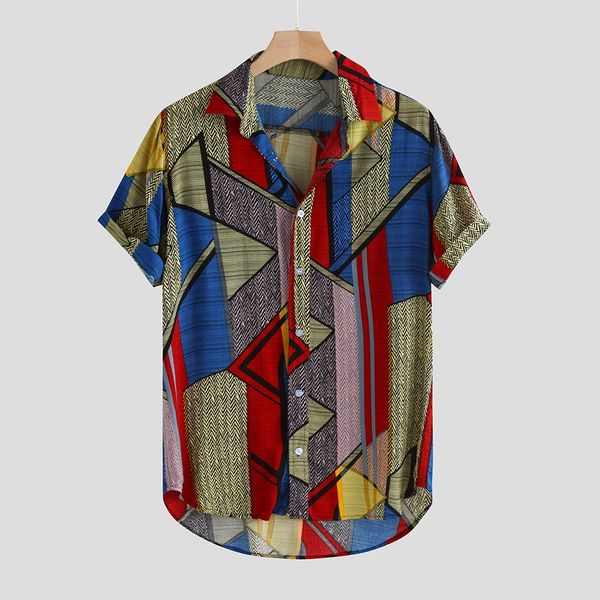 casual men's shirt camisa ethnic style short sleeve shirt men streetwear loose turn-down collar male blouse camisas hombre, White;black
casual men's shirt camisa ethnic style short sleeve shirt men streetwear loose turn-down collar male blouse camisas hombre, White;black