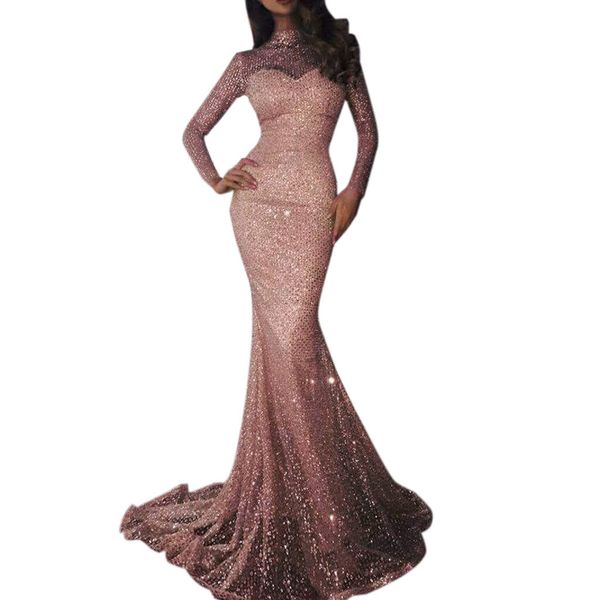 women dresses summer new womens long sleeve o-neck sequined mermaid bodycon cocktail prom gown dress vestidos ing, Black;gray
women dresses summer new womens long sleeve o-neck sequined mermaid bodycon cocktail prom gown dress vestidos ing, Black;gray