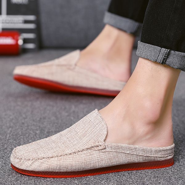 spring/autumn half slippers mens anti slip men shoes comfortable casual shoes men fashion sneakers black 
spring/autumn half slippers mens anti slip men shoes comfortable casual shoes men fashion sneakers black