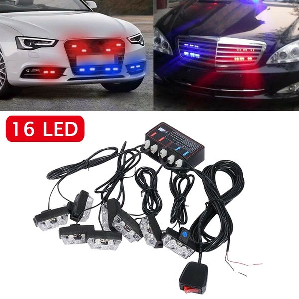 pcmos 2020 red/blue 12v car 16led strobe flash light dash emergency warning lamp kit car lights decorative lamp
pcmos 2020 red/blue 12v car 16led strobe flash light dash emergency warning lamp kit car lights decorative lamp