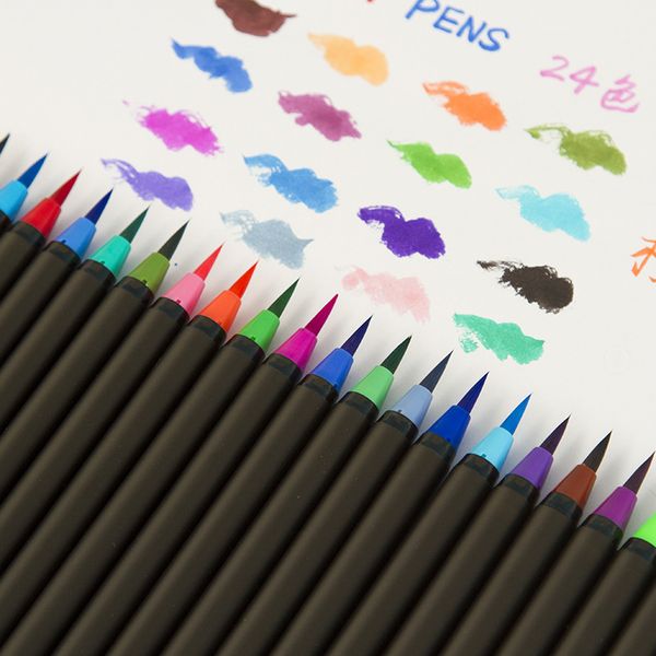 soft painting brush pen set manga comic anime watercolor markers pen calligraphy brush drawing art supplies, Black;red
soft painting brush pen set manga comic anime watercolor markers pen calligraphy brush drawing art supplies, Black;red