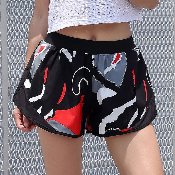 summer new yoga pants women digital printing anti-runout running shorts women breathable slim fitness, White;black
summer new yoga pants women digital printing anti-runout running shorts women breathable slim fitness, White;black