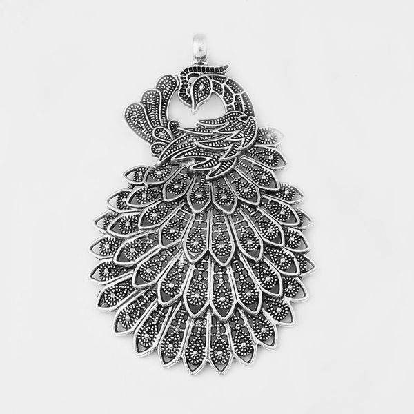 2pcs antique silver charms filigree lacework peacock opening lagenlook pendant for necklace pendant jewelry findings 53x85mm
2pcs antique silver charms filigree lacework peacock opening lagenlook pendant for necklace pendant jewelry findings 53x85mm