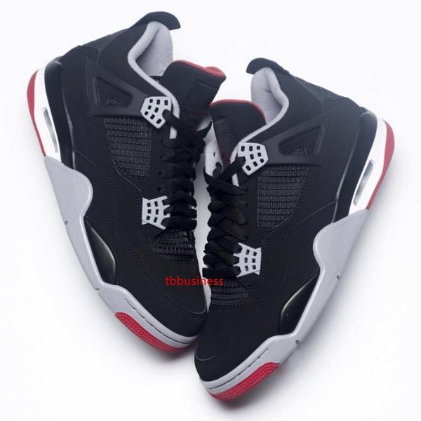 4 bred black red new 2019 released factory version 4s basketball shoes mens trainers suede sneakers with
4 bred black red new 2019 released factory version 4s basketball shoes mens trainers suede sneakers with