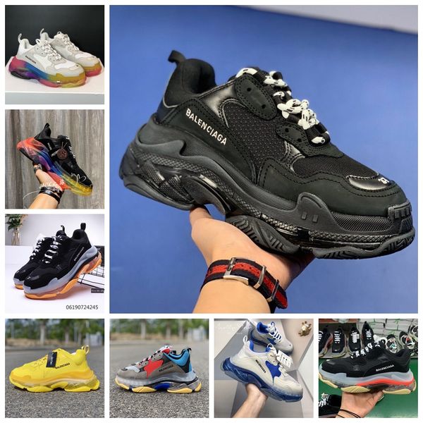 2020 crystal bottom triple-s leisure shoes luxury dad shoes platform triple s sneakers for men women vintage kanye old grandpa trainer, Black
2020 crystal bottom triple-s leisure shoes luxury dad shoes platform triple s sneakers for men women vintage kanye old grandpa trainer, Black