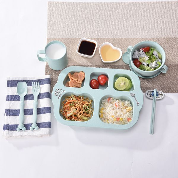 environmentally friendly health wheat straw children's tableware 7-piece set children students breakfast dish kindergarten seper
environmentally friendly health wheat straw children's tableware 7-piece set children students breakfast dish kindergarten seper