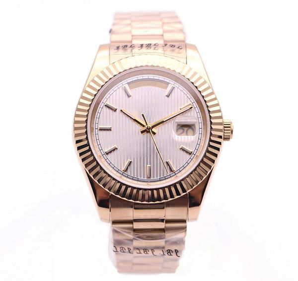 2018classic men's high automatic movement sports watch 18k gold case strap 40mm white stripes dial 315 high-quality stainless steel sap, Slivery;brown
2018classic men's high automatic movement sports watch 18k gold case strap 40mm white stripes dial 315 high-quality stainless steel sap, Slivery;brown