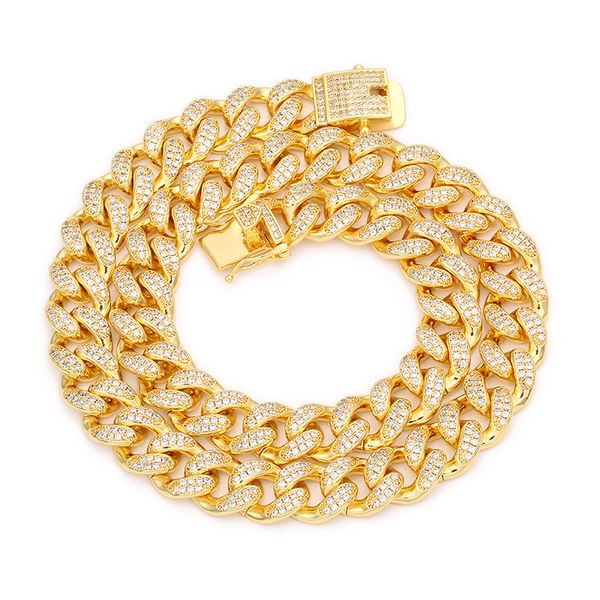 12mm 18/20/22/24inch gold plated full cz cuban chains necklace cz prong setting link chain necklace for men hip hop jewelry, Silver
12mm 18/20/22/24inch gold plated full cz cuban chains necklace cz prong setting link chain necklace for men hip hop jewelry, Silver