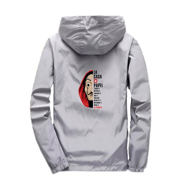 new spring autumn bomber hooded jacket men casual la casa de papel 3d print windbreaker jacket male outwear zipper thin coat, Black;brown
new spring autumn bomber hooded jacket men casual la casa de papel 3d print windbreaker jacket male outwear zipper thin coat, Black;brown