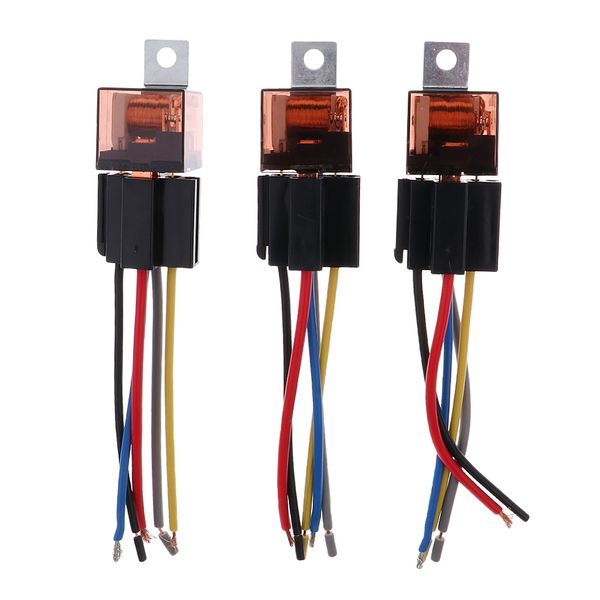 3 комплекта 12v 80a spdt automotive автомобилей van 5 pin реле 5 проводов жгутов sockets
3 комплекта 12v 80a spdt automotive автомобилей van 5 pin реле 5 проводов жгутов sockets