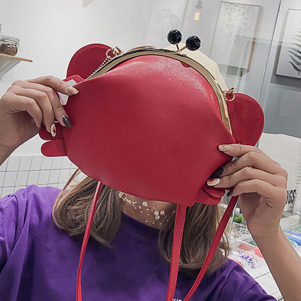 black shoulder bag women pu leather fashion crossbody bags for girls red side package crab shape thin straps cell phone packs
black shoulder bag women pu leather fashion crossbody bags for girls red side package crab shape thin straps cell phone packs