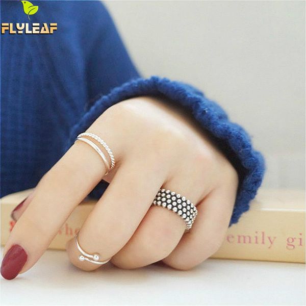 flyleaf 925 sterling silver rings for women multi-layer bead dots femme wide fashion fine jewelry open simple ring vintage, Golden;silver
flyleaf 925 sterling silver rings for women multi-layer bead dots femme wide fashion fine jewelry open simple ring vintage, Golden;silver