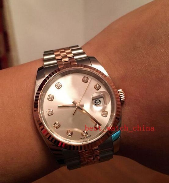 2019 luxury mans watches stainless steel bracelet brand new 36mm automatic 18k pink diamond dial 116231 men women stainless steel watch, Slivery;brown
2019 luxury mans watches stainless steel bracelet brand new 36mm automatic 18k pink diamond dial 116231 men women stainless steel watch, Slivery;brown