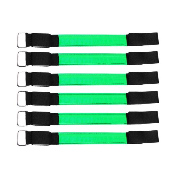 6 pcs outdoor led glowing slap bracelet bangle wristband for night activities reflective lattice running hiking party favors, Black
6 pcs outdoor led glowing slap bracelet bangle wristband for night activities reflective lattice running hiking party favors, Black