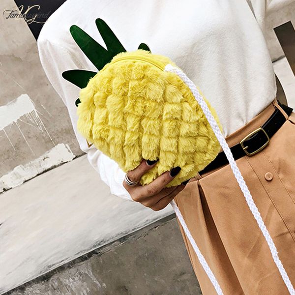 fauxe fur crossbody bag pineapple shape messenger shoulder bag for female hand bags fruit handbags purse for girls
fauxe fur crossbody bag pineapple shape messenger shoulder bag for female hand bags fruit handbags purse for girls
