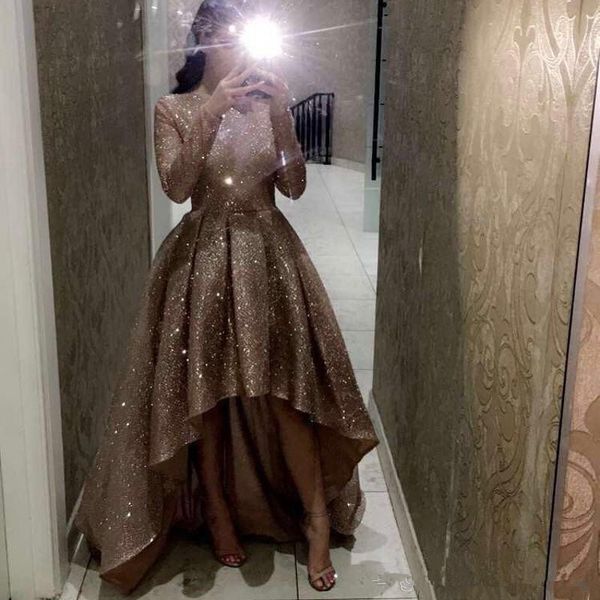 shinning plus size prom dresses african long sleeve sequined high low evening dresses a line cocktail gowns jewel neck, Black
shinning plus size prom dresses african long sleeve sequined high low evening dresses a line cocktail gowns jewel neck, Black