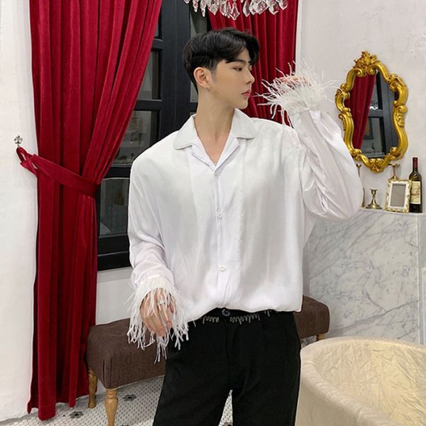 men casual loose white black hair long sleeve shirts male harajuku streetwear vintage dress shirts men spring summer clothing
men casual loose white black hair long sleeve shirts male harajuku streetwear vintage dress shirts men spring summer clothing