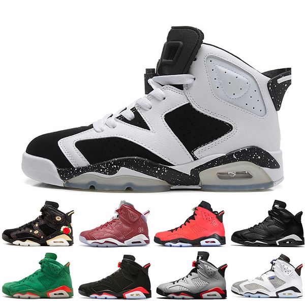Top Quality 2019 Infrared Bred VI 6 6s Mens Basketball Shoes 3M Reflective Bugs Bunny Tinker Black Cat Flint UNC Men Sport Sneakers Designer
Top Quality 2019 Infrared Bred VI 6 6s Mens Basketball Shoes 3M Reflective Bugs Bunny Tinker Black Cat Flint UNC Men Sport Sneakers Designer