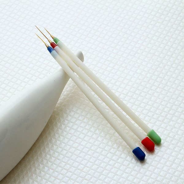 3pcs nail diy pull line pen drawing painting striping plastic superfine brush kit tools ty99, Silver
3pcs nail diy pull line pen drawing painting striping plastic superfine brush kit tools ty99, Silver