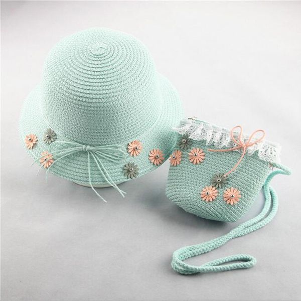 fashion small fresh child straw hat baby sun hat girl summer cap beach visor hat straw bag two-piece set, Yellow
fashion small fresh child straw hat baby sun hat girl summer cap beach visor hat straw bag two-piece set, Yellow